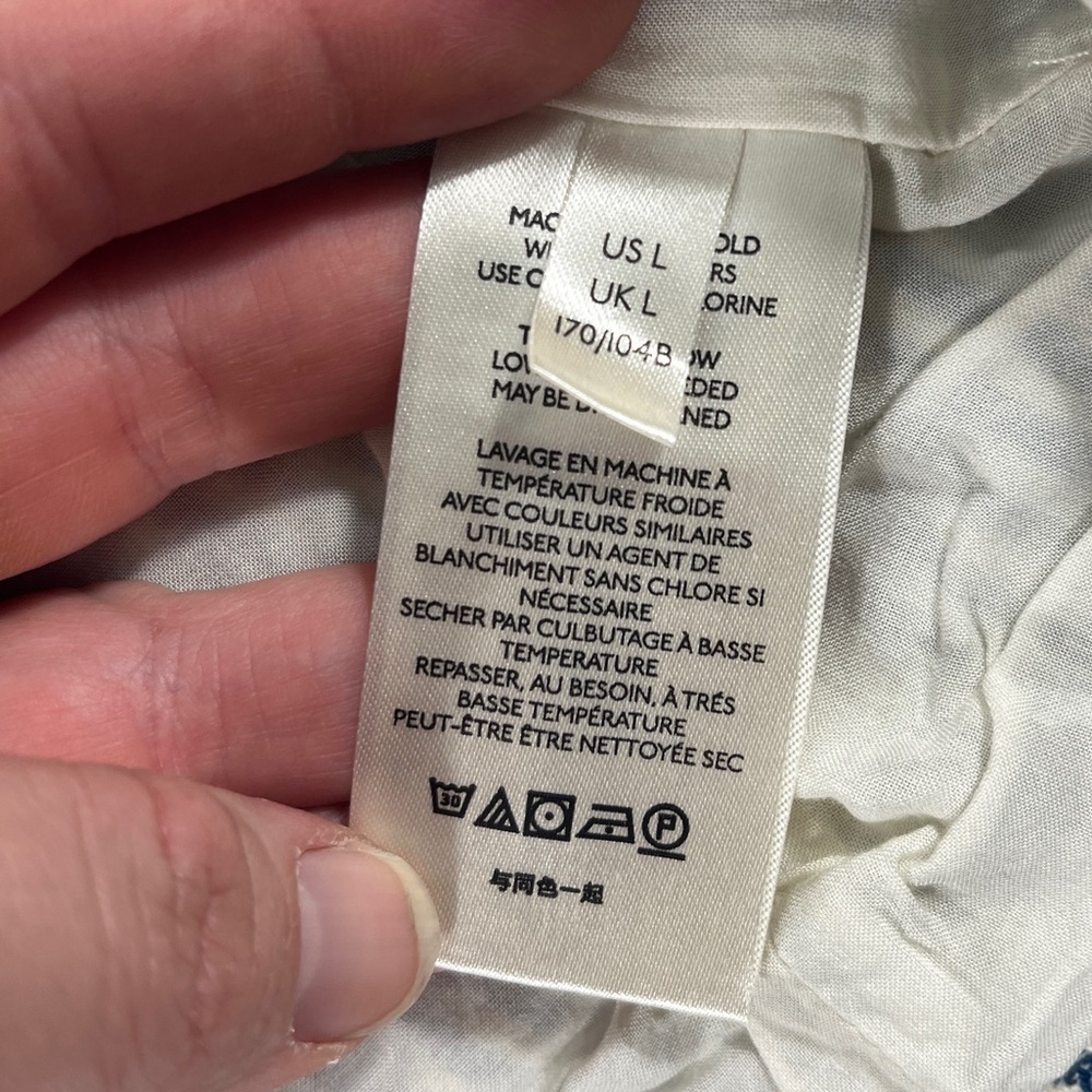 Free People Bleached Out Indigo Button Down Jacket - Picture 5 of 12